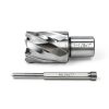 OSCARBIDE 1-1/8"x1 Annular Cutter, 3/4 inch Weldon Shank,1-1/8 inch Cutting Diameter 1 inch Depth of Cut, 2 Flat Mag Drill Bit with Pilot Pin for Magnetic Drill Press,1 Piece-1