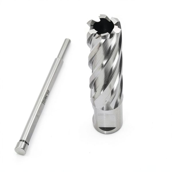 Annular Cutter JESTUOUS 3/4" Weldon Shank 13/16" HSS Slugger Kit-3