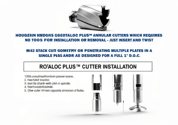 Hougen RotaLoc Plus Fabricator's Kit for HMD130 1/2-3/4-1