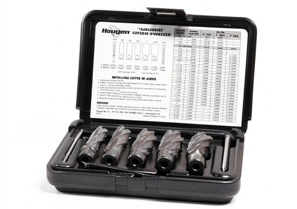 Hougen Rotabroach Magnetic Drill Cutter Kit 2" D.O.C. 5/8‑1‑1/8" Set-0