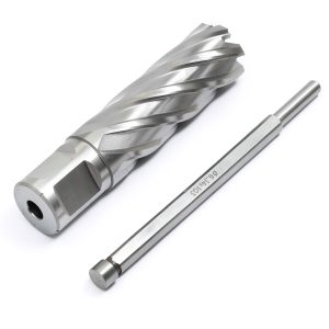 Annular Cutter JESTUOUS 3/4" Weldon Shank 13/16" HSS Slugger Kit-0