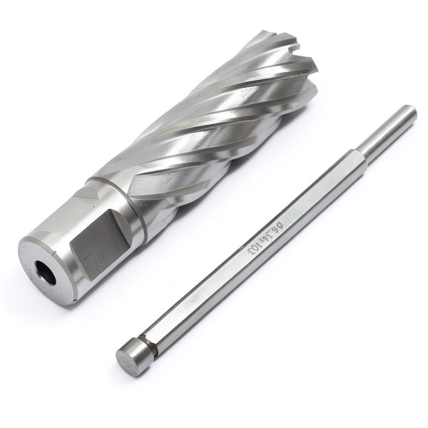 Annular Cutter JESTUOUS 3/4" Weldon Shank 13/16" HSS Slugger Kit-0