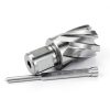 OSCARBIDE 1-1/8"x1 Annular Cutter, 3/4 inch Weldon Shank,1-1/8 inch Cutting Diameter 1 inch Depth of Cut, 2 Flat Mag Drill Bit with Pilot Pin for Magnetic Drill Press,1 Piece-7