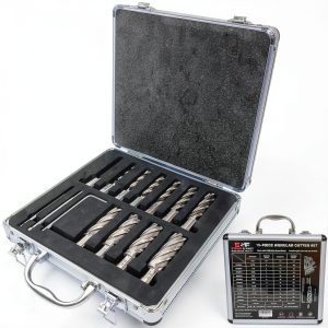 Annular Cutter Set S&F Stead Fast 13pc HSS Pilot Pins 2" Depth-0
