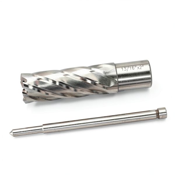 Annular Cutter JESTUOUS 3/4" Weldon Shank 13/16" HSS Slugger Kit-2