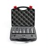 Annular Cutter Set Carbide 8pcs JESTUOUS 3/4 Inch Weldon Shank 1-3/8 Cutting Depth and Cutting Diameter from 1/2 to 1-1/16 Two Flat TCT Bit for Drill Press with 2 Pilot Pins-0