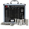 Annular Cutter Set 13 Pcs by S&F STEAD & FAST, Cutting Depth 1" Cutting Diameter 7/16" to 1-1/16" Inch, Mag Drill Bits Kit for Magnetic Drill Press, with 2 Pilot Pins-0